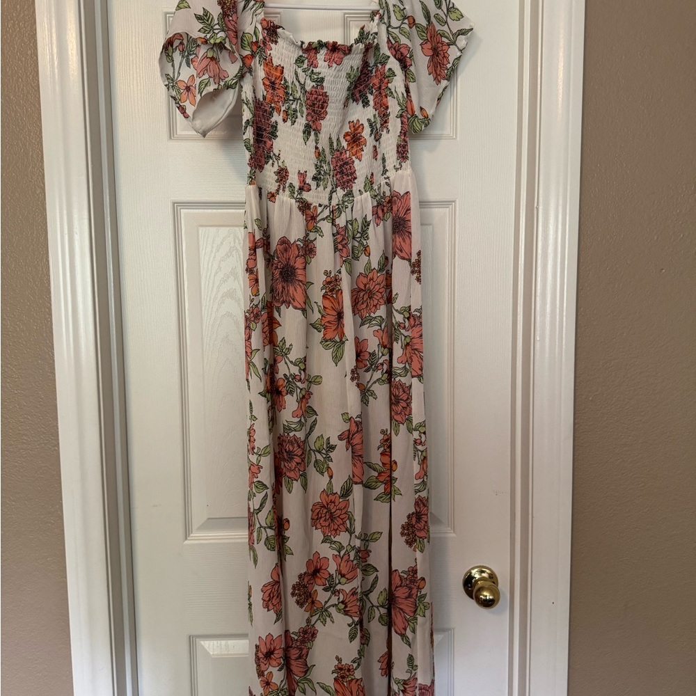 Floral Print Maxi Dress